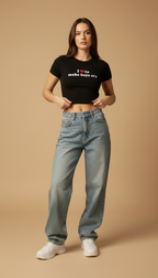 I ❤️ To Make Boys Cry Baby Tee