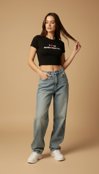 I ❤️ To Make Boys Cry Baby Tee