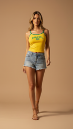 Brazil Match Day Babe Vest