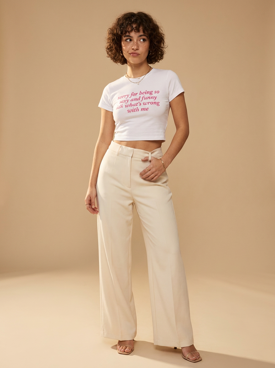 Sorry For Being Sexy Baby Tee
