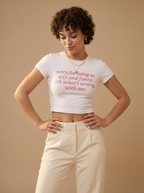 Sorry For Being Sexy Baby Tee