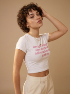 Sorry For Being Sexy Baby Tee