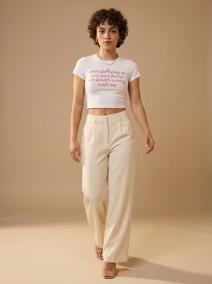 Sorry For Being Sexy Baby Tee