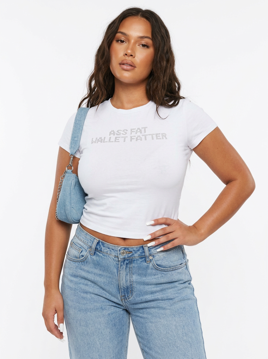Ass Fat Wallet Fatter Baby Tee